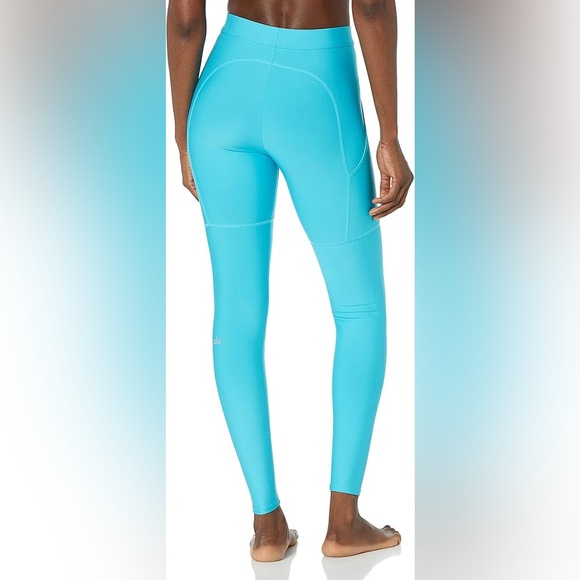 ALO Yoga 4-pocket Utility Legging High Waisted Aqua Blue Women’s Leggings XS - Picture 14 of 14